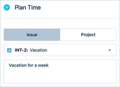 select issues from the plan time form.png
