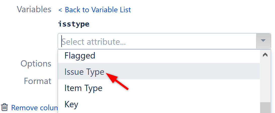 Mapping a variable within the formula editor