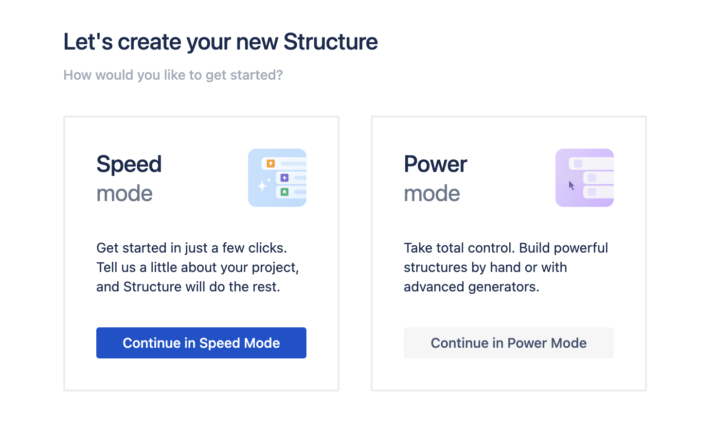 Speed mode vs power mode