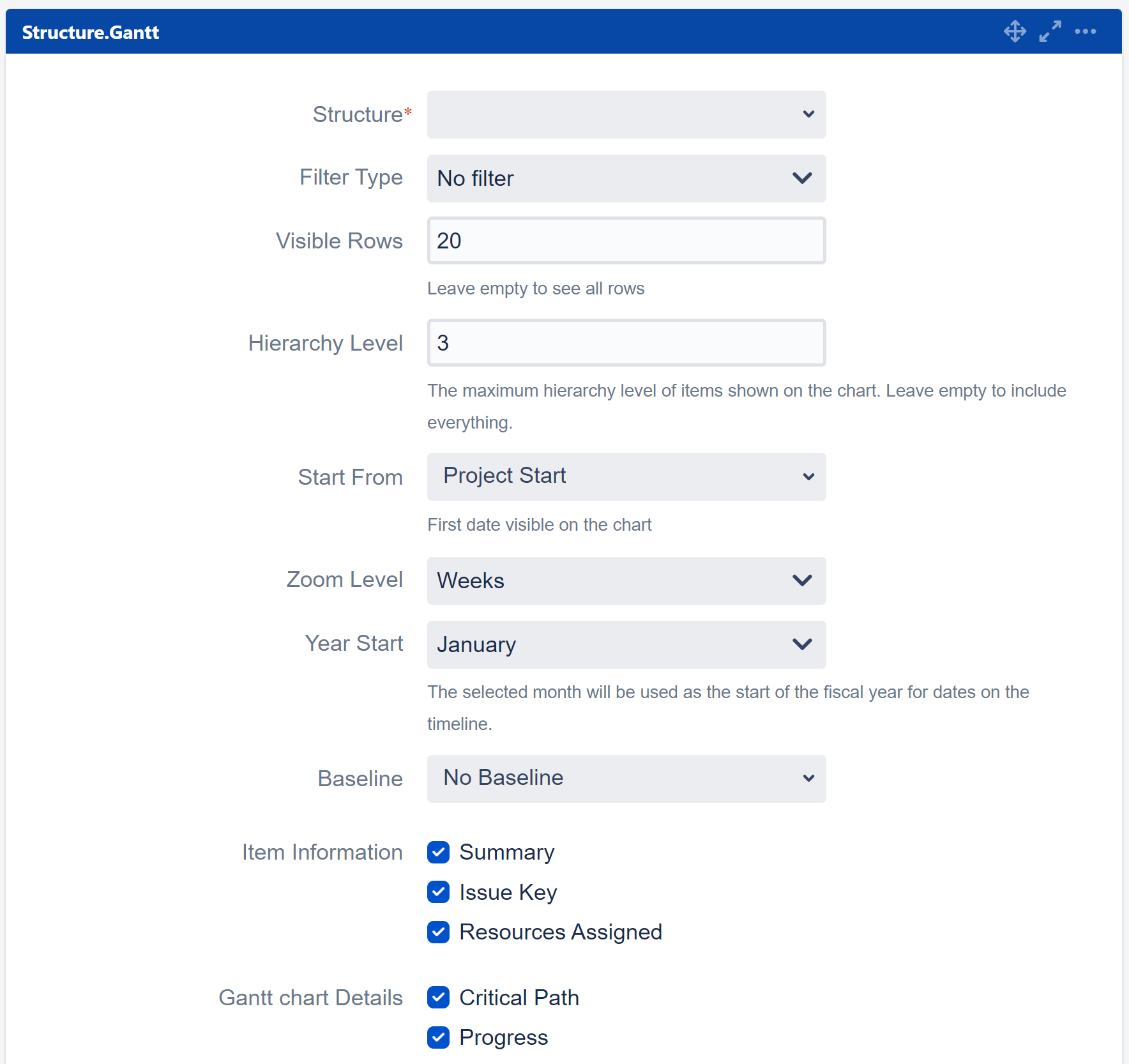 Jira Dashboard Gadget