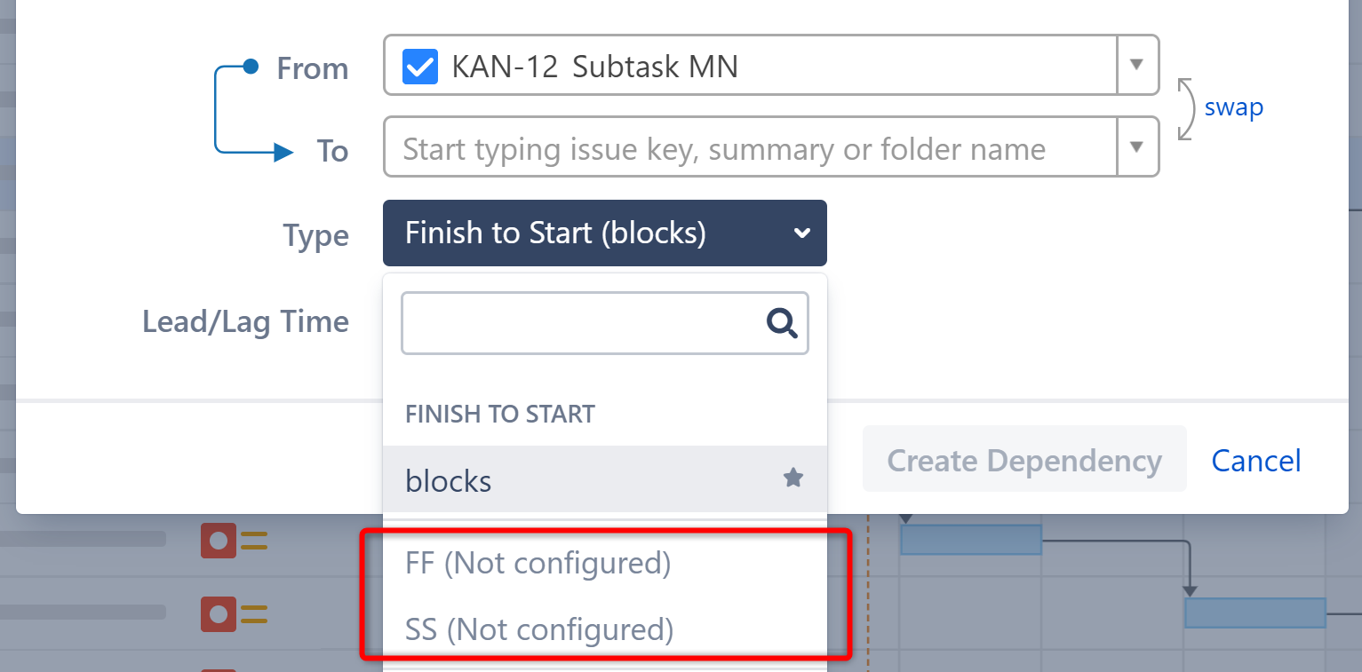 Dependencies Not Configured