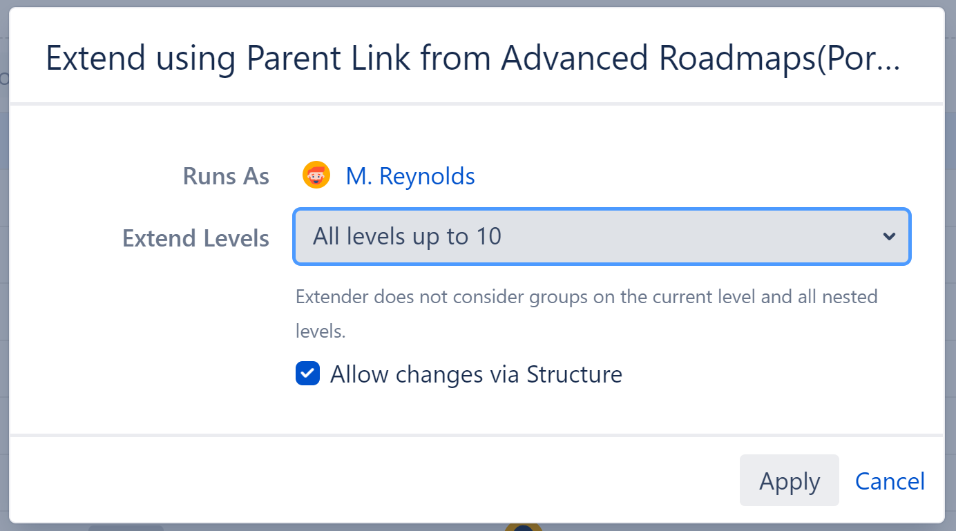 Advanced Roadmaps extend generator