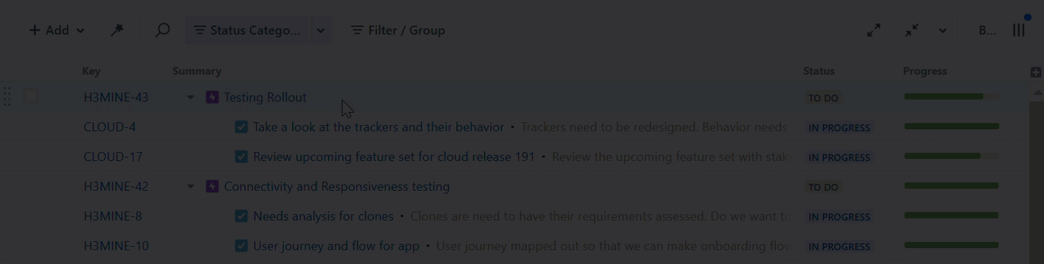 Deactivating and reactivating a filter