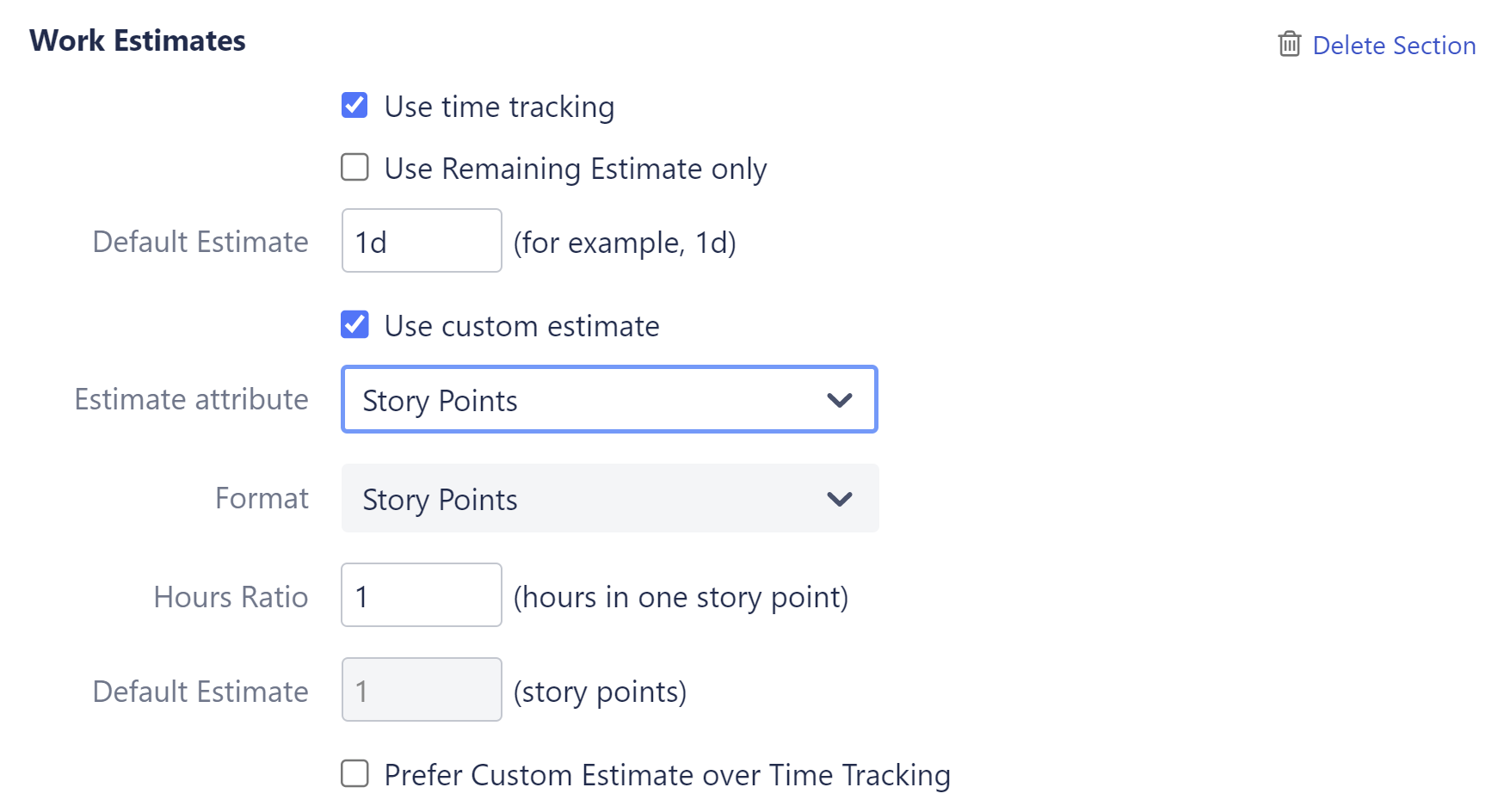 Adding a Custom Work Estimate