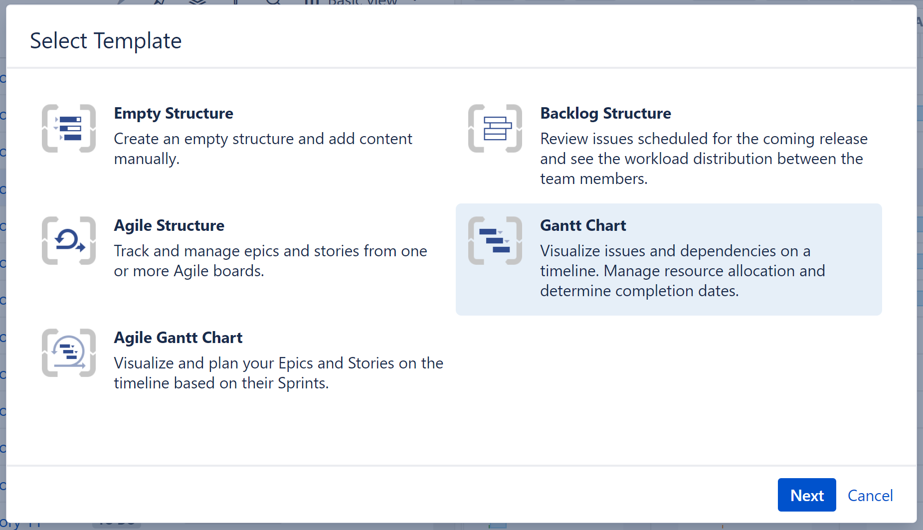 Gantt chart templates