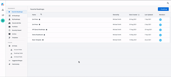 Searching for a roadmap or field