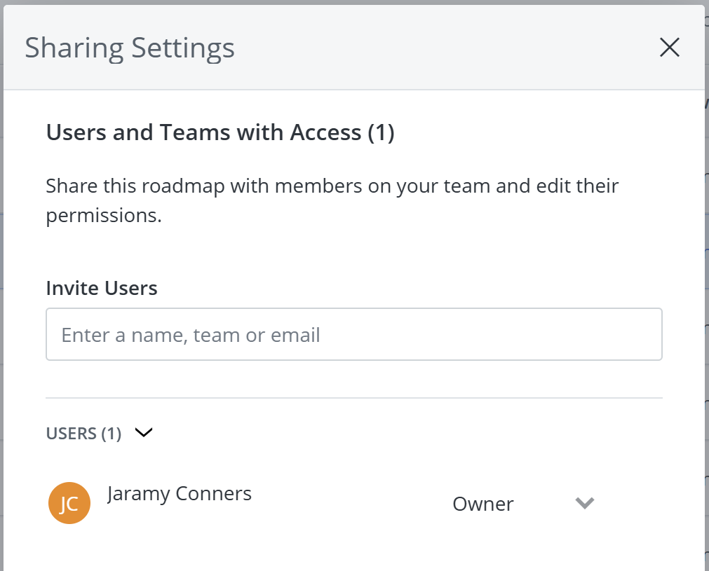 Sharing Settings
