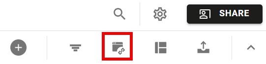 Integrations button