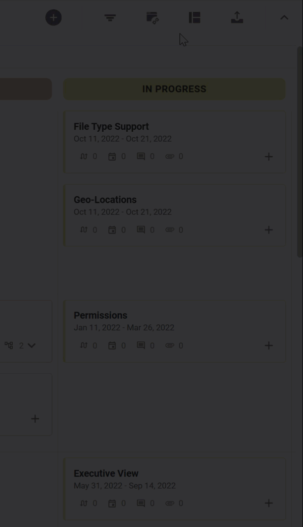 Apply time-based headers to a swimlane