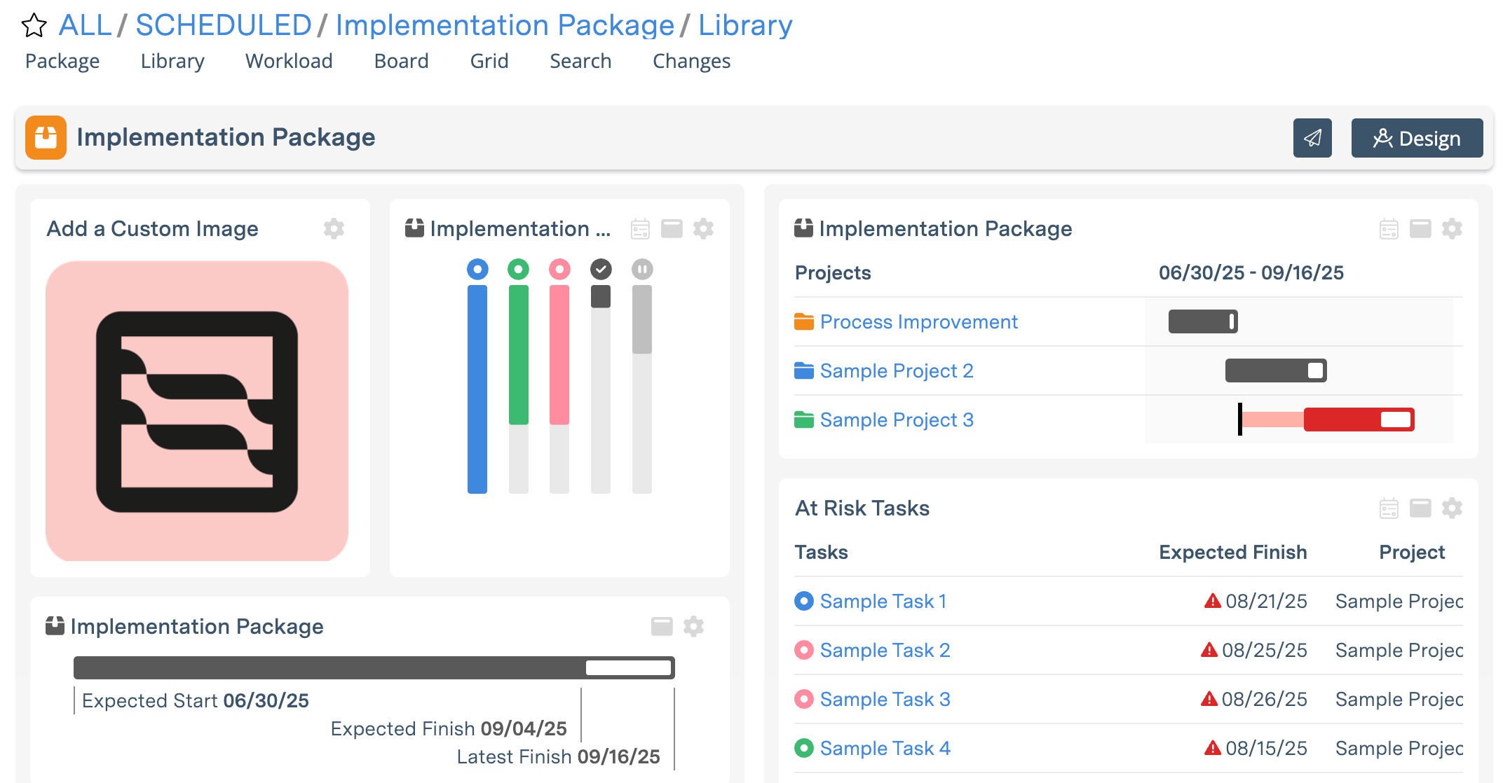 Package Dashboard
