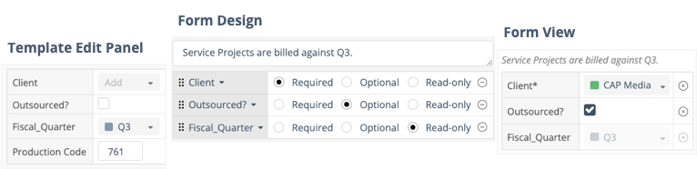  Intake Forms from Templates Progression