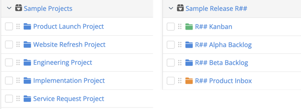 Editing Sample Project Templates