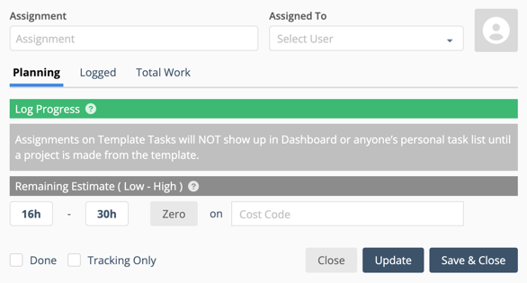 Tracking and Estimating Modal in Templates