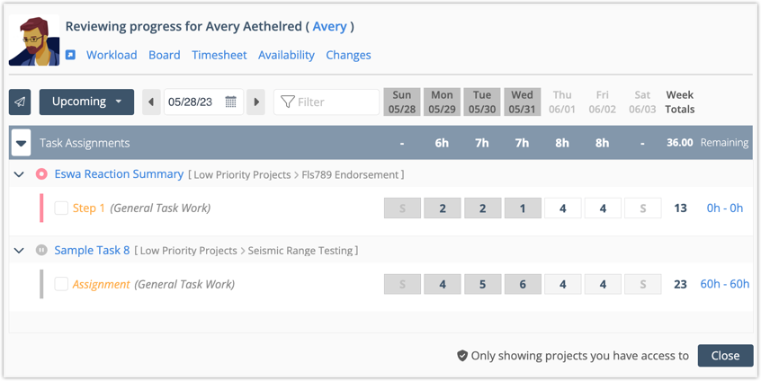 Locks in Timesheet review