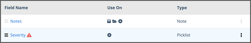 Setting up Picklist Type