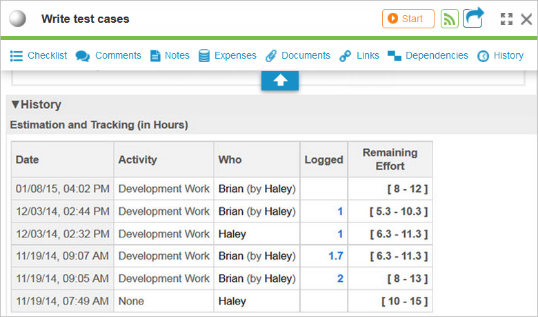 task-estimation-history