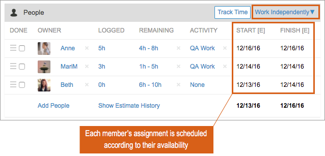 Setting owners to work independently in edit panel