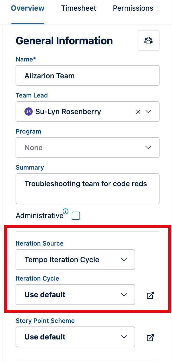 Iteration source and iteration cycle