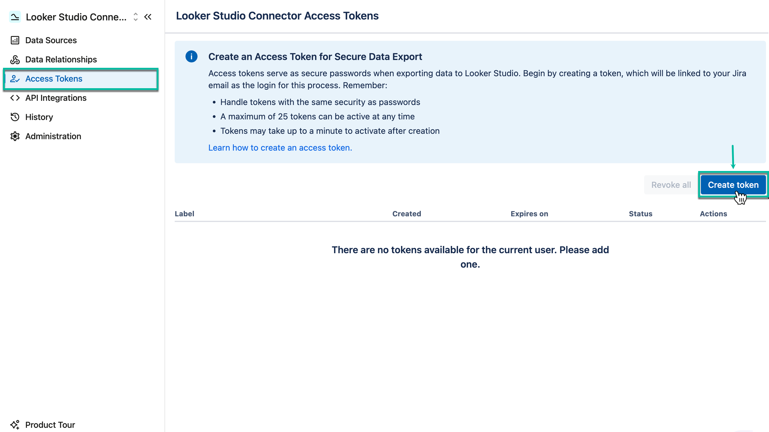 looker_connector_for_jira_by_tempo_create_pat_2.gif