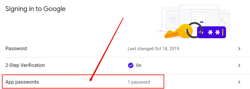 App Passwords