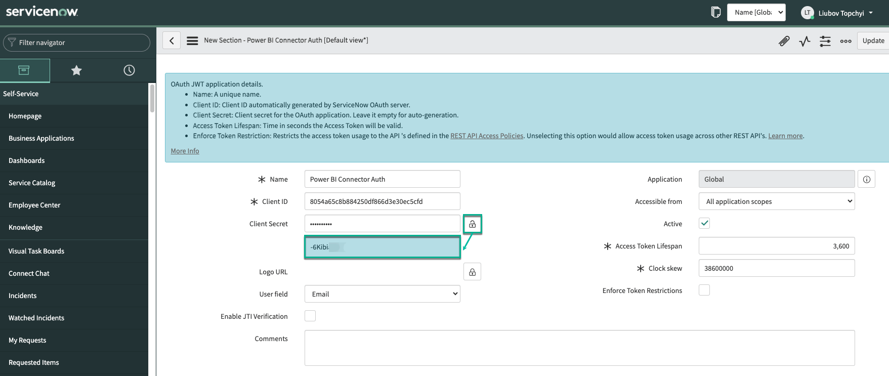 Copy client secret.gif