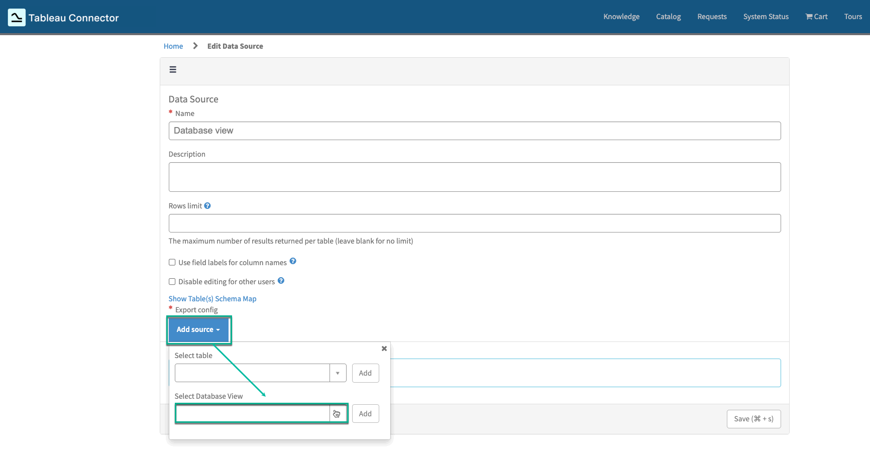 tableau_connector_for_SN_by_tempo_-_ export_database_view_1.gif