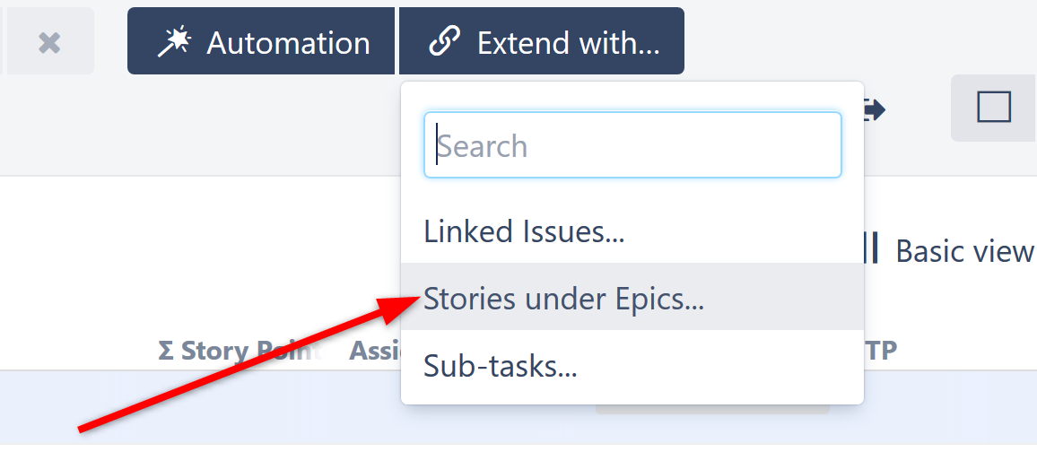 Extend - Stories under Epics.png