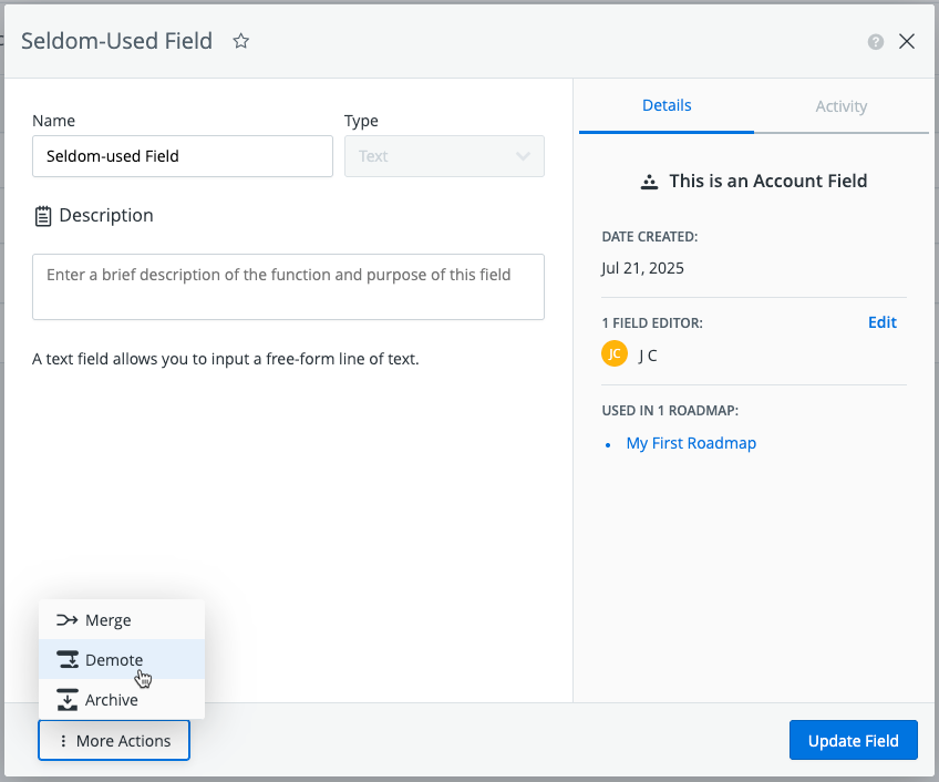 Demote field button.png