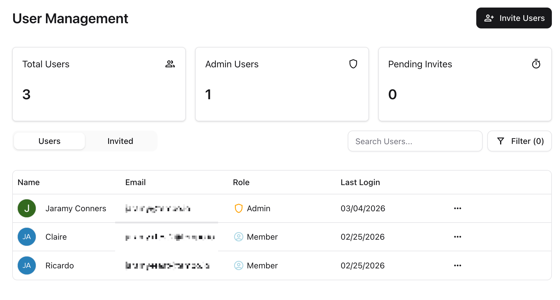 User Management