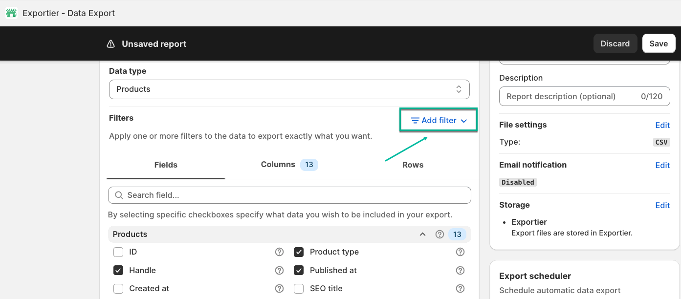 Exportier - Add filters.gif