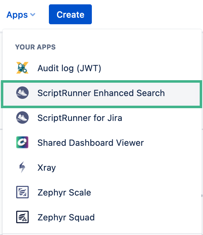Scriptrunner Enhanced Search Green Border.png