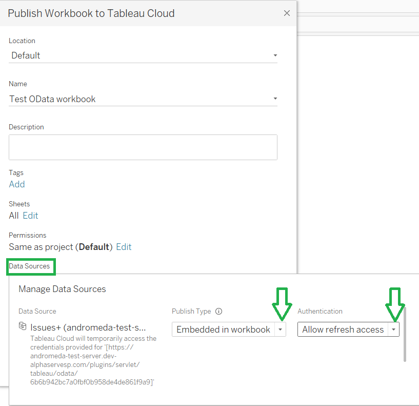 Tableau_Cloud_Publish_workbook_credentials_settings.png