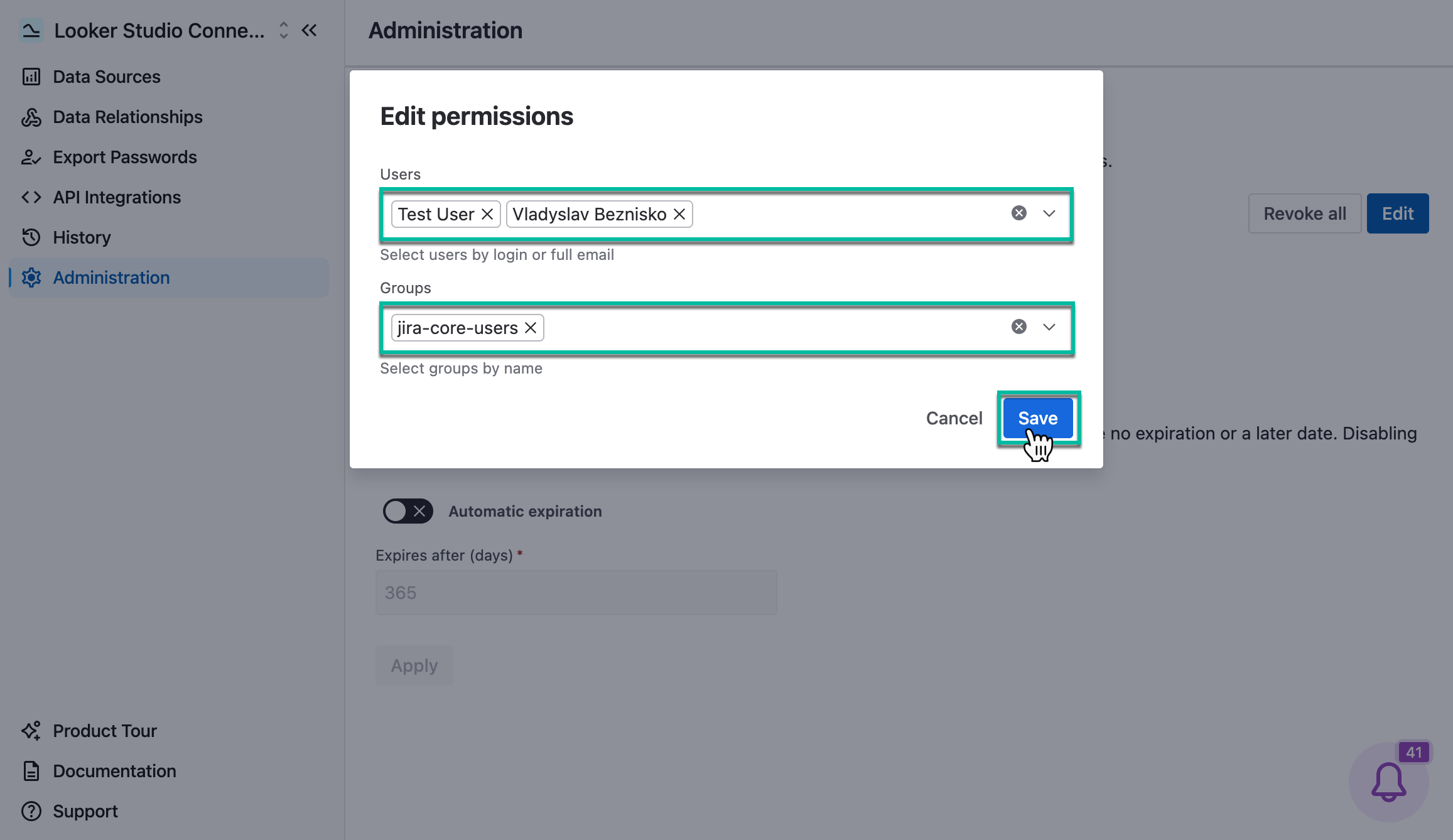 looker_connector_for_jira_by_tempo_admin_3-5.png