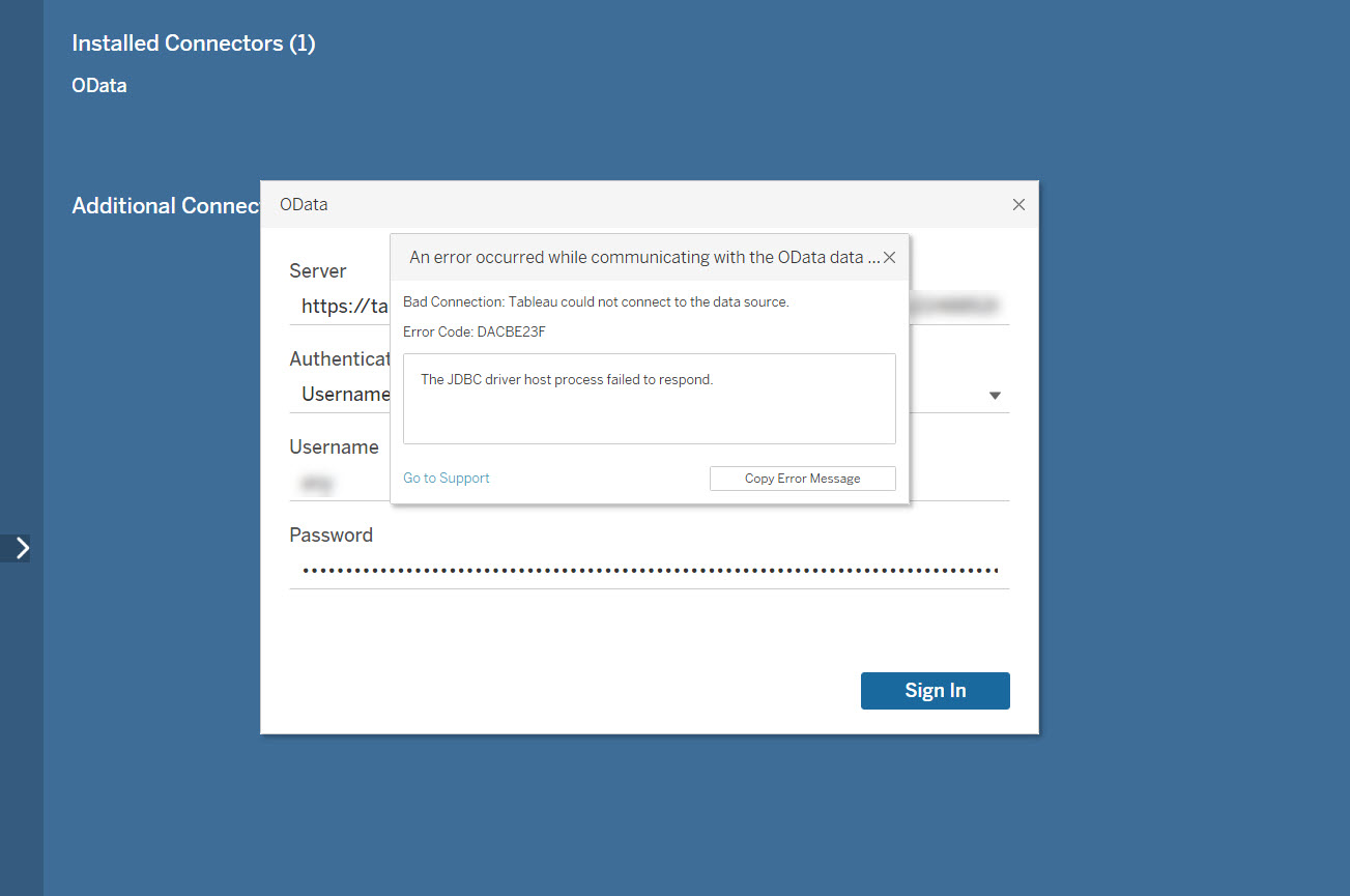 The JDBC driver host failed.jpg