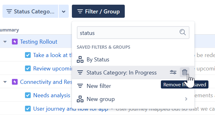 Deleting a saved filter.png