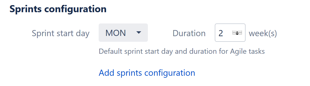 Sprints configuration - default.png