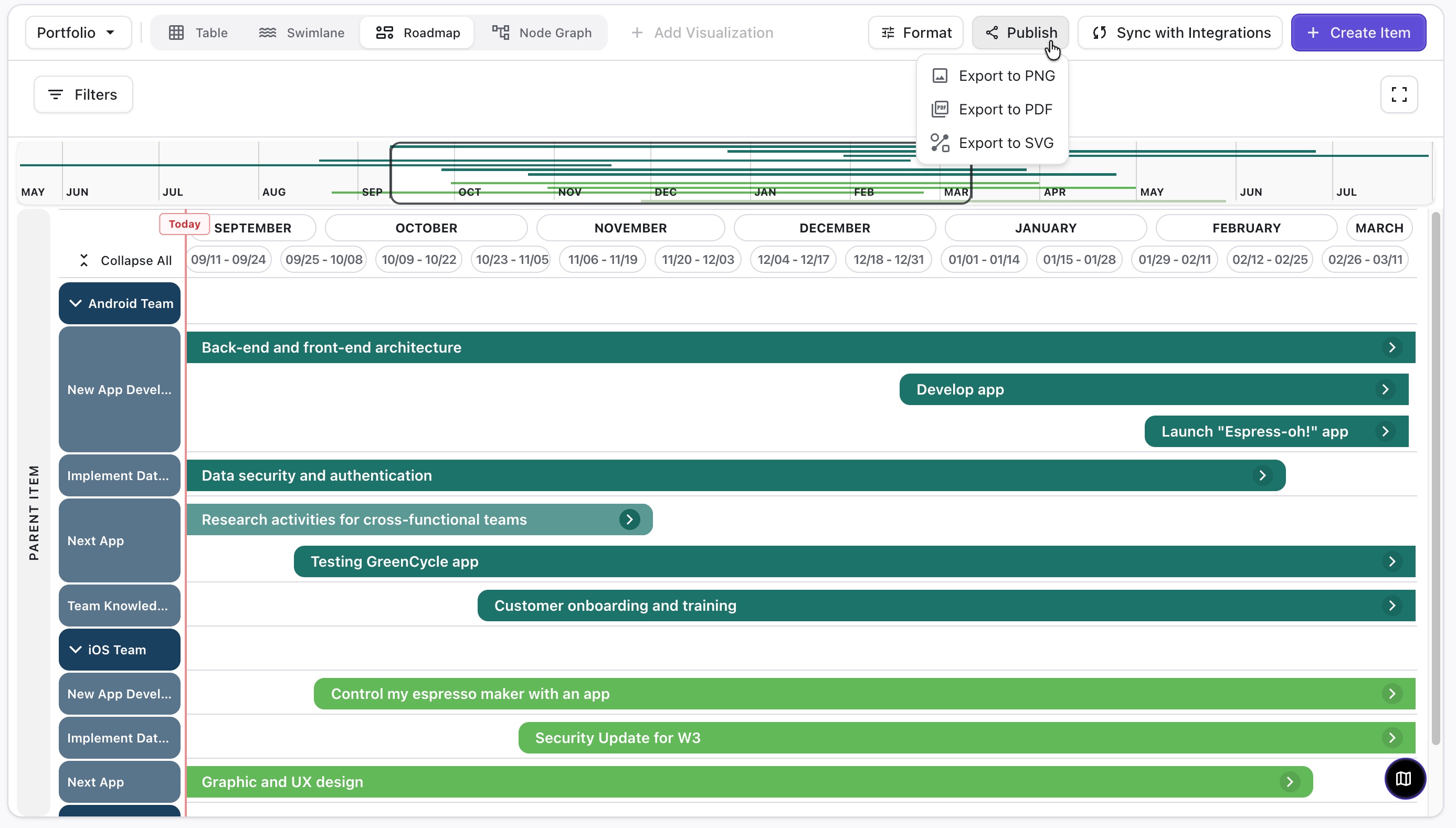 Publish menu for a Roadmap.jpg