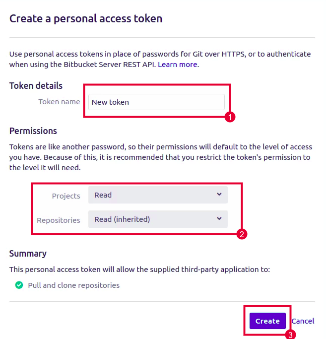 Give your token a descriptive name, select permissions, and click Create.png