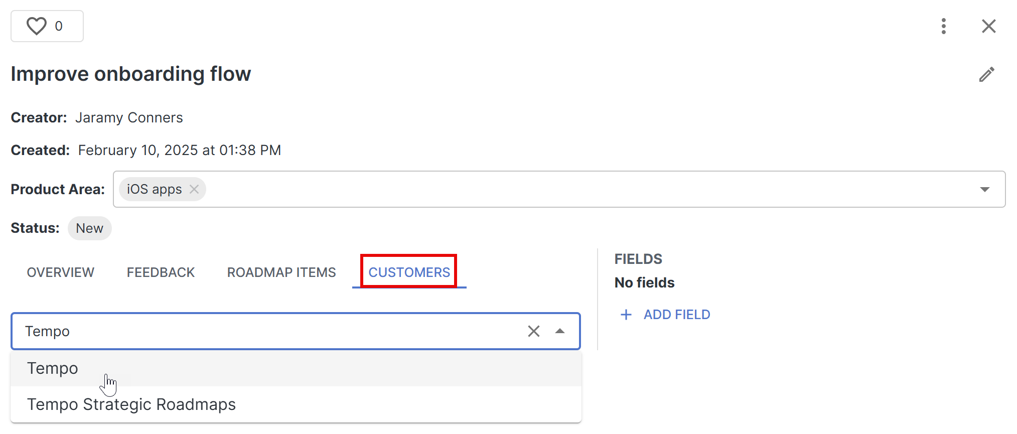 Connecting an idea to a customer