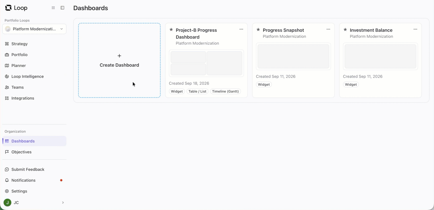 Creating a dashboard.gif