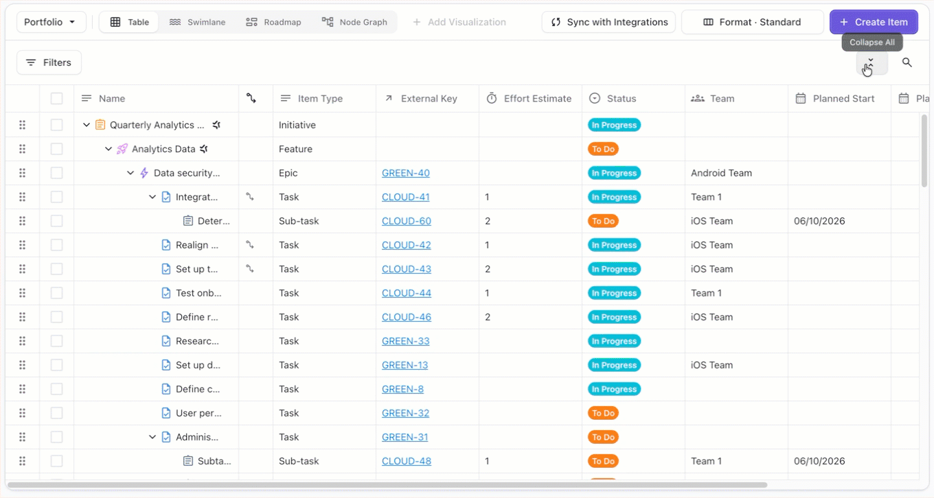 Expanding and Collapsing a Table view.gif