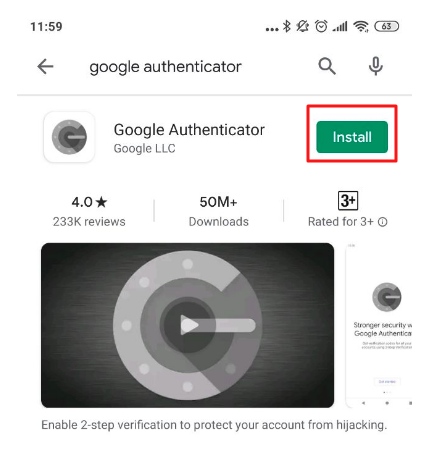 Google Authenticator