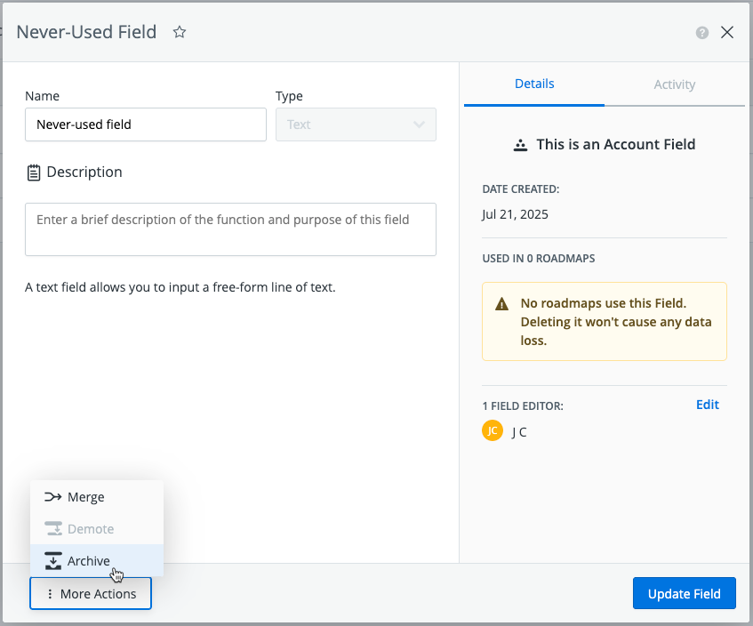 Archive field button.png
