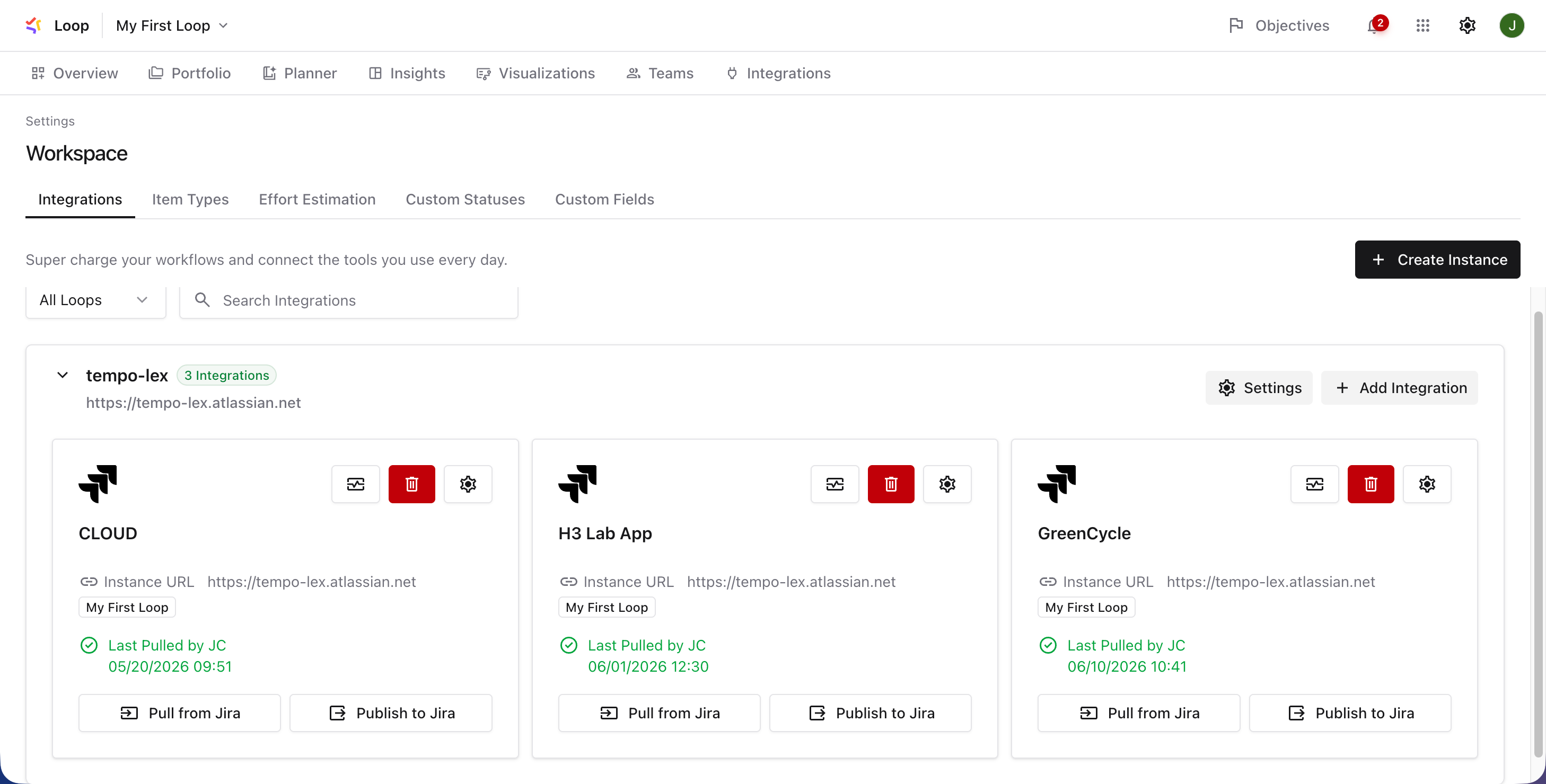 Settings - Integration screen.png