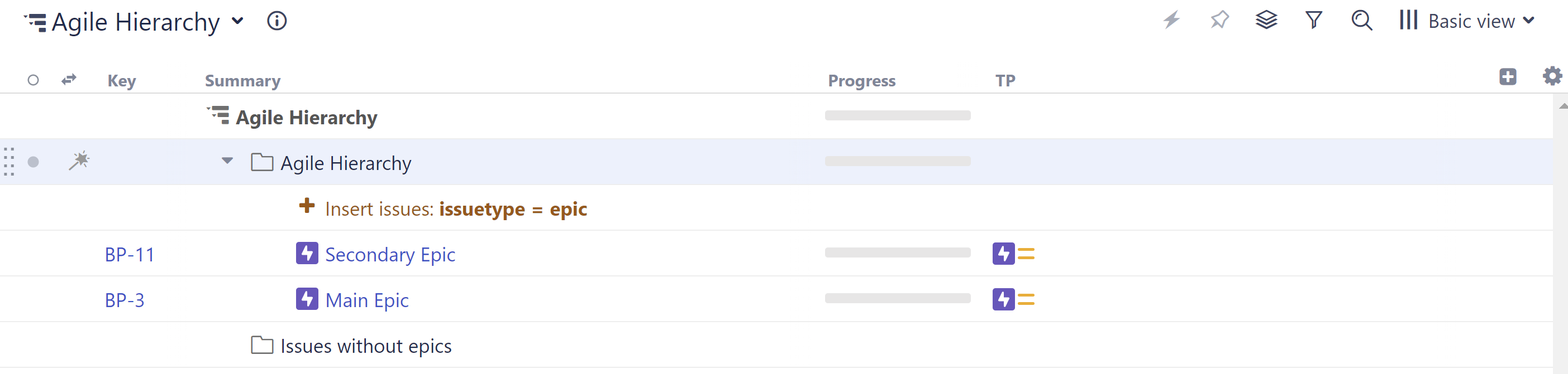 Agile hierarchy - add epics.png