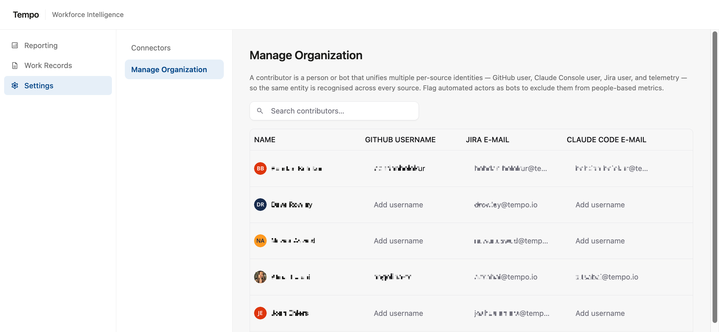 Manage Organization settings screen.png