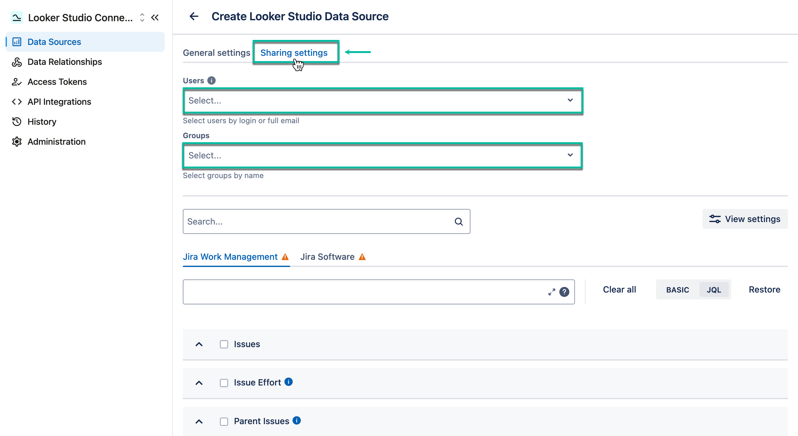 looker_connector_for_jira_by_tempo_create_data_source_4-6.gif