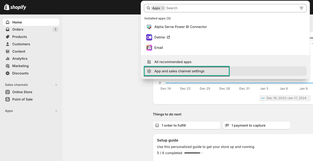 App and sales chanel settings.gif
