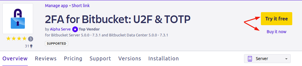 You can also install 2FA for Bitbucket: U2F & TOTP directly from Atlassian Marketplace.png